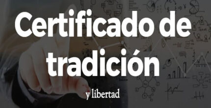 como solicitar el certificado de libertad y tradicion de un inmueble