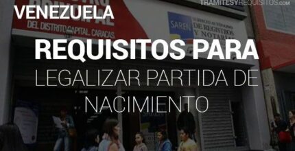 cuales son los requisitos para registrar nacimiento de un hijo en venezuela