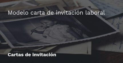 carta de invitacion