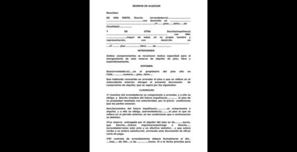 contrato de reserva de vivienda