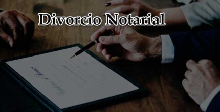 divorcio notarial