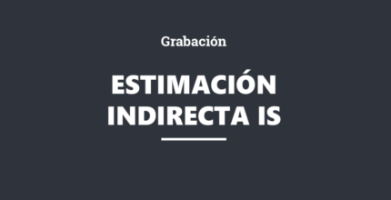 estimacion indirecta