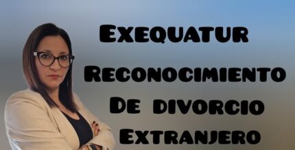 exequatur de divorcio