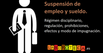 suspension de empleo y sueldo